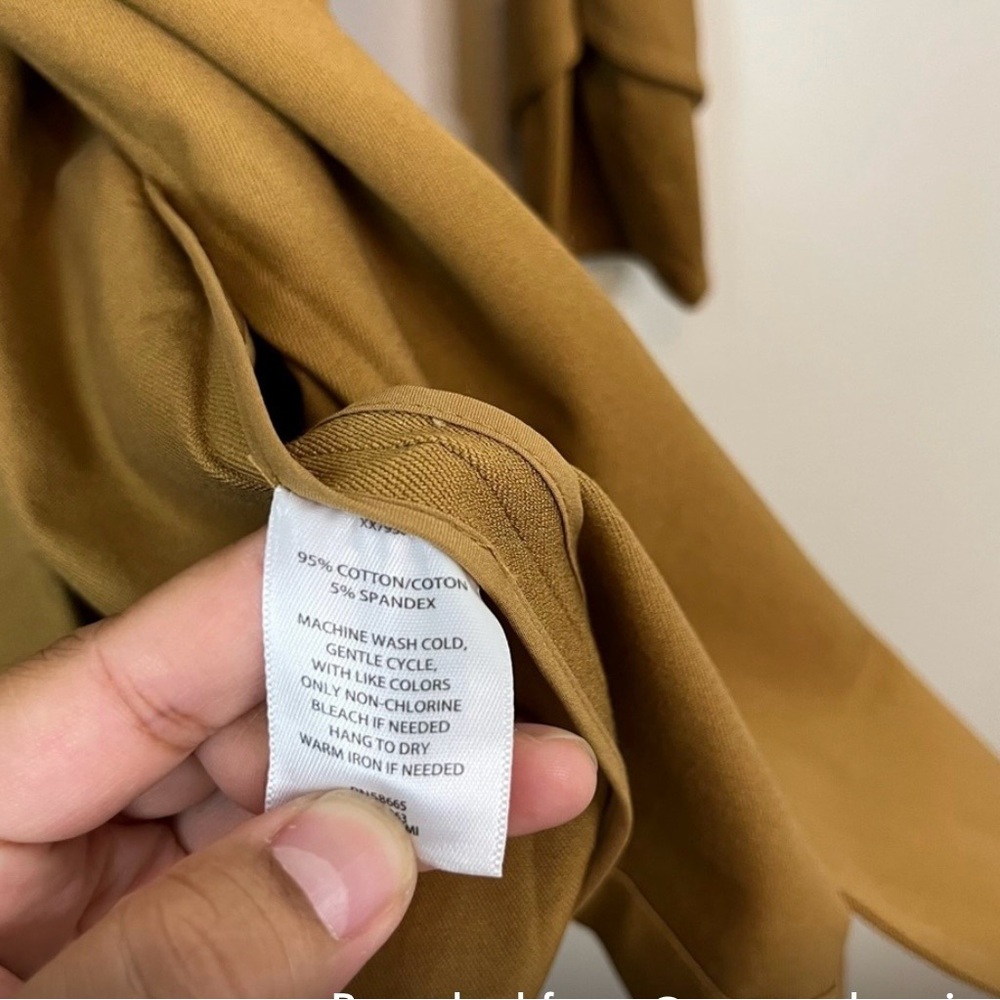 Something Navy Camel Tan Easy Oversize Trench Coat Size XXS Women - Picture 4 of 7